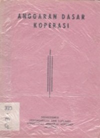 Anggaran dasar Koperasi