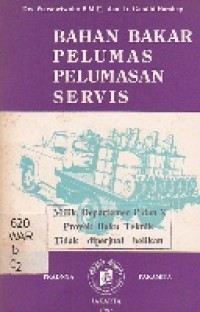 Bahan Bakar Pelumas Pelumasan Servis