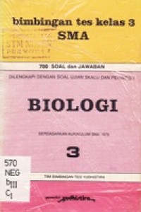 Bimbingan Tes Kelas 3 SMA. Biologi