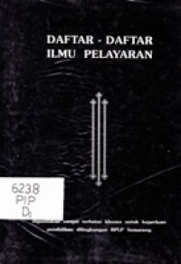 Daftar-daftar Ilmu Pelayaran