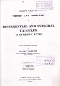 Diferential and Integral Calculus