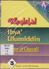 Ihya' 'Ulumiddin Jilid 3
