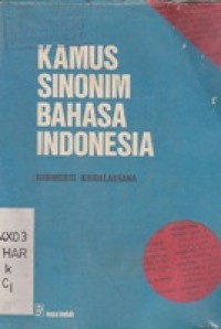 Kamus Sinonim Bahasa Indonesia