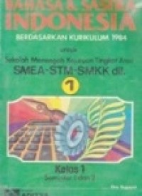 Materi Pelajaran Bahasa & Sastra Indonesia Kelas 1