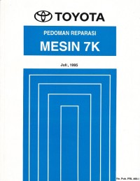PEDOMAN REPARASI MESIN 7K