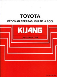 TOYOTA Pedoman Reparasi Chasis & Bodi