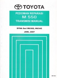 Toyota Pedoman Reparasi M 550 Transmisi Manual