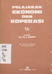 Pelajaran Ekonomi Dan Koperasi Kelas 1b
