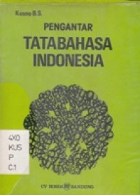 Pengantar Tatabahasa Indonesia