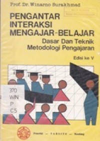 Pengantar Interaksi Mengajar-Belajar