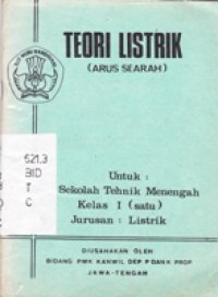 Teori Listrik ( Arus searah )