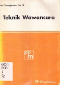 Teknik Wawancara